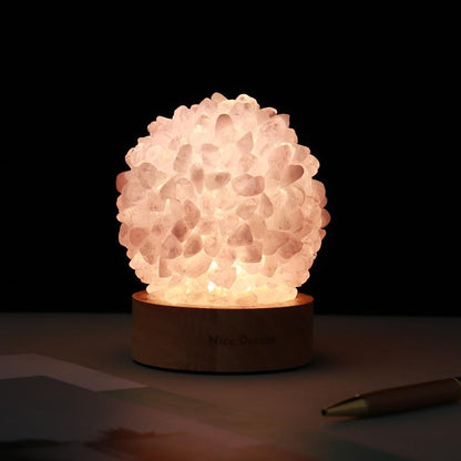 Rock Quartz Crystal Lamp | Veska