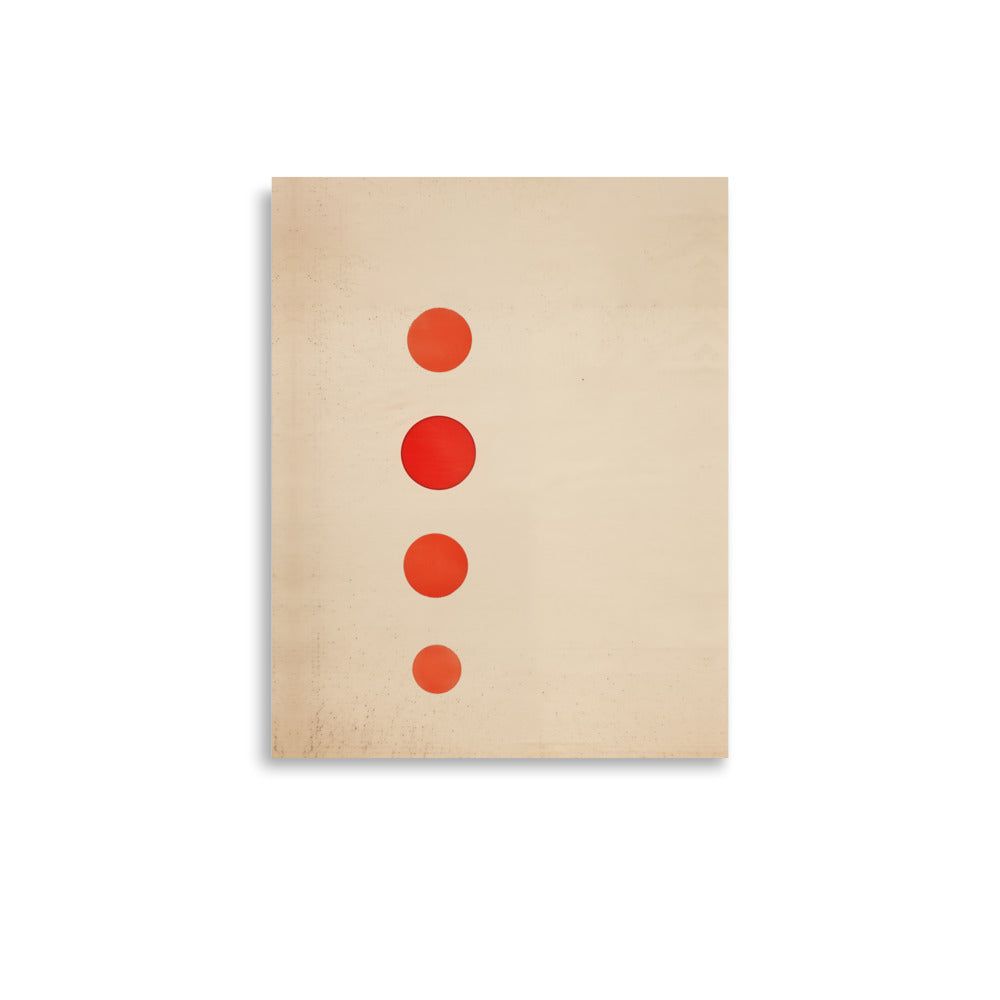 Röda prickar 1 | Veska 11″×14″