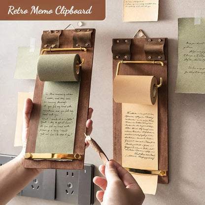 Roll-Note Trä Clipboard | Veska