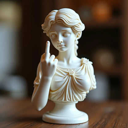 Roman Bust Mittfinger Heminredning | Veska B