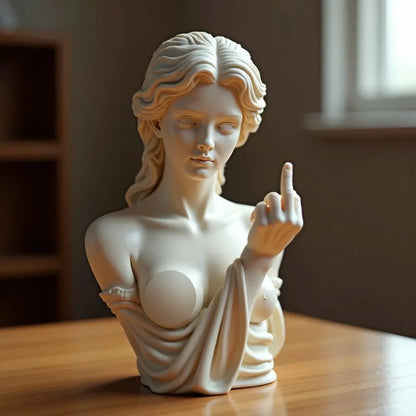 Roman Bust Mittfinger Heminredning | Veska C