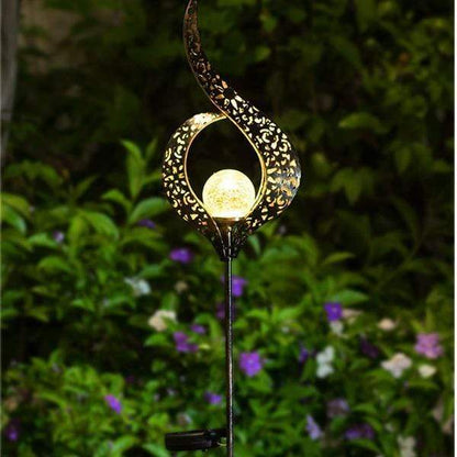 Romantisk Solar Crackle Trädgårdslampa | Veska