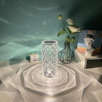 Rose Rays Kristall Diamant Bordslampa | Veska
