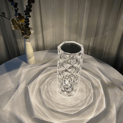 Rose Rays Kristall Diamant Bordslampa | Veska