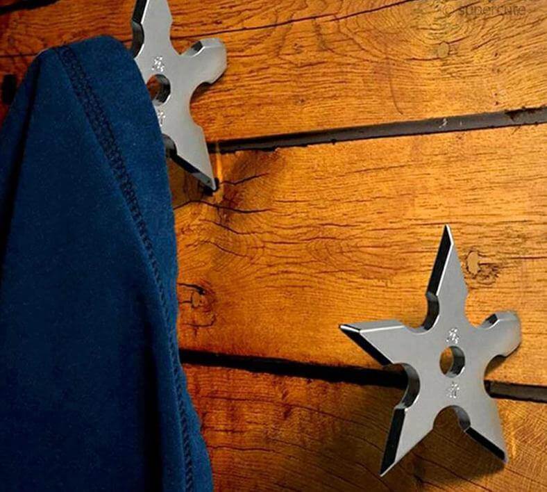 Rostfritt Stål Ninja Darts Väggupphängning | Veska