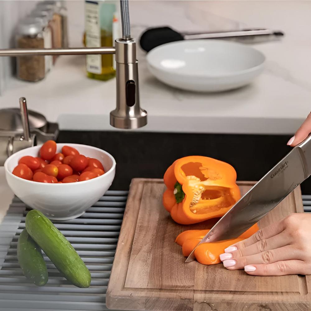 Rostfritt Stål Tallrik Dränerings Rullställ | Veska