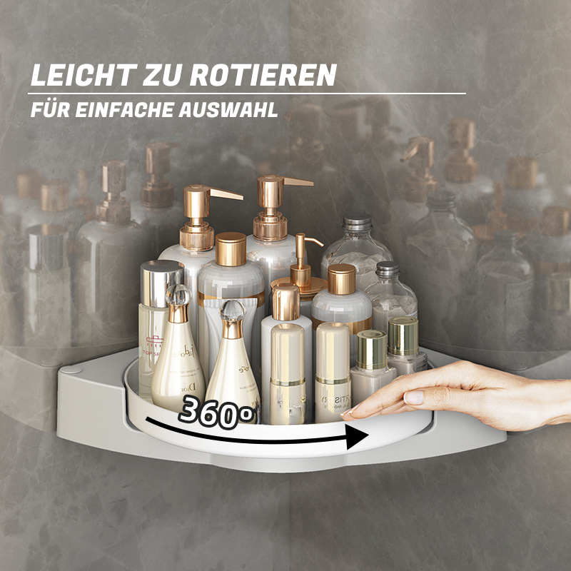 Rotating Corner Shelf - Accessories - Nail Polish - Macke Up - Cosmetics 360° | Veska Enlager