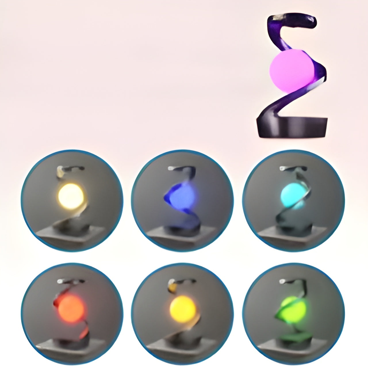 Rotating Floating Table Lamp | FloatLight | Veska