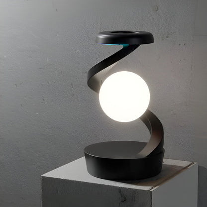 Rotating Floating Table Lamp | FloatLight | Veska Sort