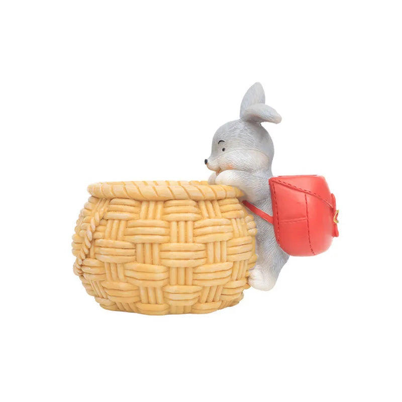 Royaleva Original Courtyard Flower Pot - Rustik Corgi & Kaninjakött Succulent Planter | Veska