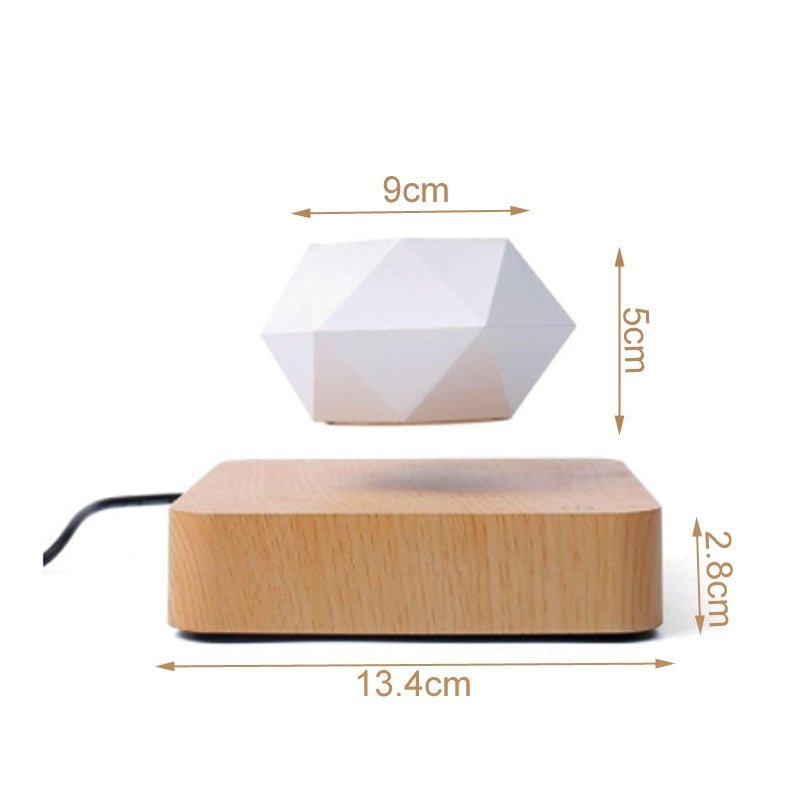 Royallure Magnetisk Levitation Luftväxtkruka - svävande geodetisk växtbehållare med roterande design och upphängd reservoar | Veska