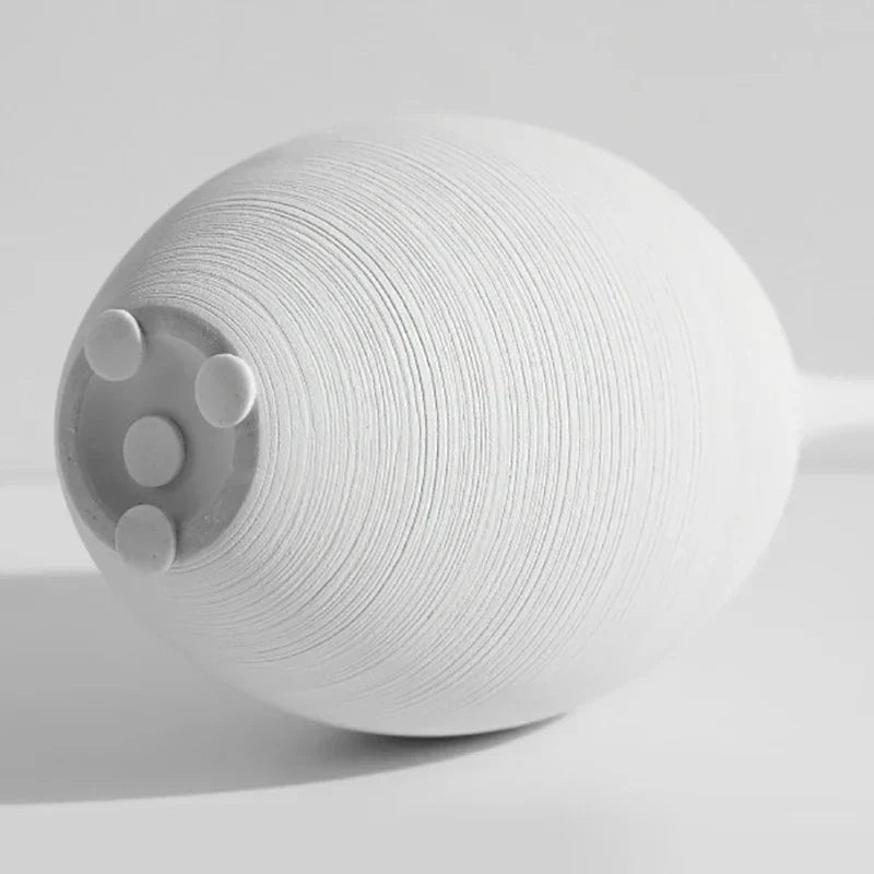 Royallure Minimalist Keramiska Vaser - Svart & Vit Konst Par | Veska