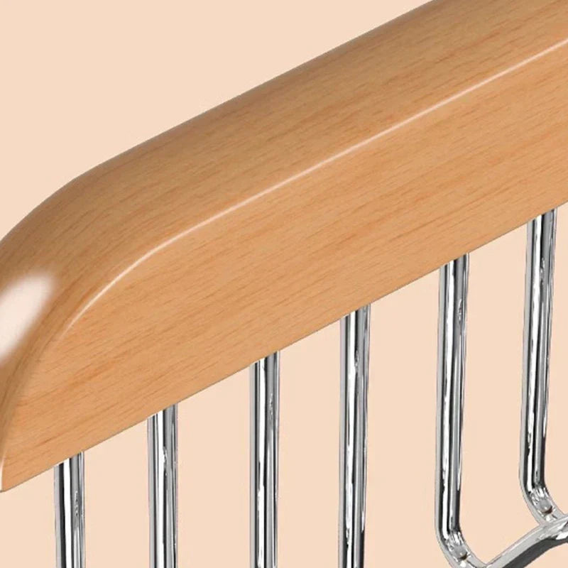 Royallure Premium Solid Wood Accessoarer Hängande Hylla med 360-Graders Rotterande Krok för Bälten, Hattar och Scarfs | Veska