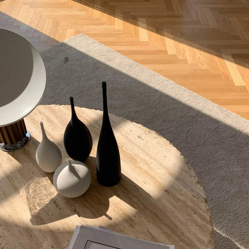 Royelux Minimalist Zen Keramisk Vas Svart-vit Harmoni | Veska