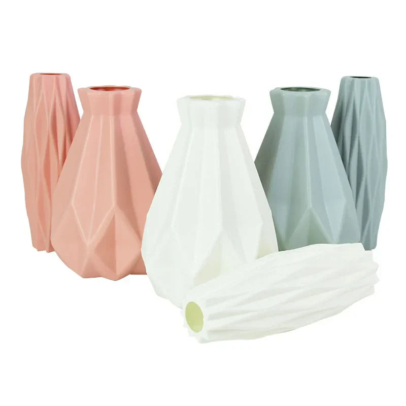 Royelux Nordic Keramisk Plast Vaso - Elegant Modern Hem och Event Dekoration | Veska