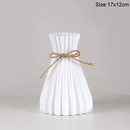 Royelux Nordic Keramisk Plast Vaso - Elegant Modern Hem och Event Dekoration | Veska 15