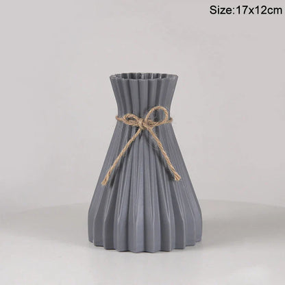 Royelux Nordic Keramisk Plast Vaso - Elegant Modern Hem och Event Dekoration | Veska 2