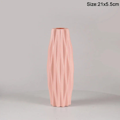 Royelux Nordic Keramisk Plast Vaso - Elegant Modern Hem och Event Dekoration | Veska 6