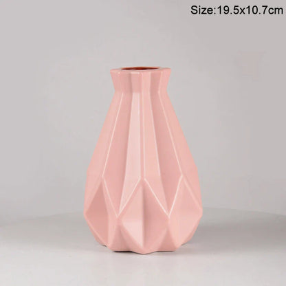 Royelux Nordic Keramisk Plast Vaso - Elegant Modern Hem och Event Dekoration | Veska 7