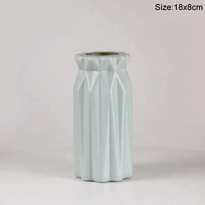 Royelux Nordic Keramisk Plast Vaso - Elegant Modern Hem och Event Dekoration | Veska 8