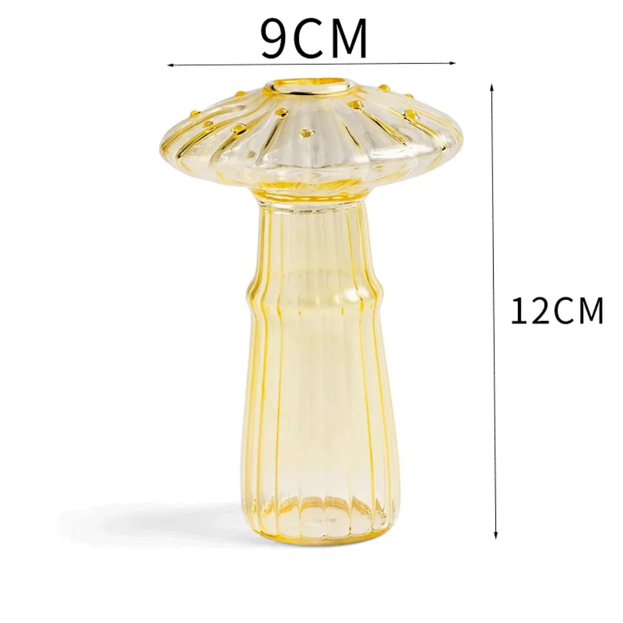 Royelux Transparent Svamp Glas Vask | Veska Gul