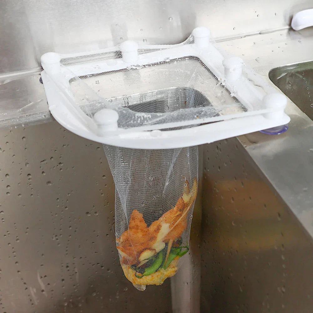 Royelux Triangel Sink Drain Filter - Anti-Clog Engångs Kök Filter | Veska