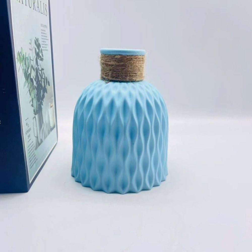 Royelux Vattenvåg Plastvase - Modern Nordisk Elegans | Veska Blå