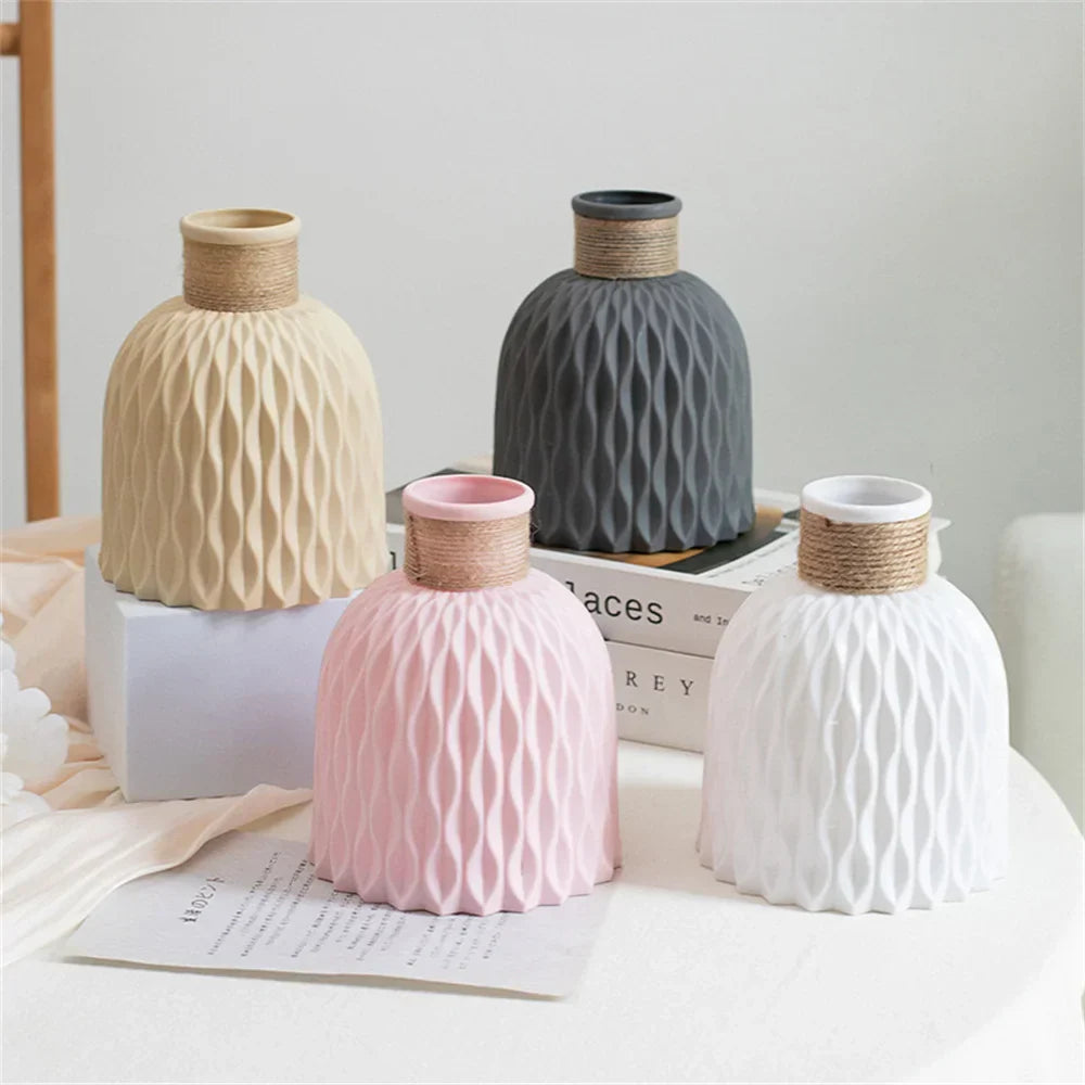 Royelux Vattenvåg Plastvase - Modern Nordisk Elegans | Veska
