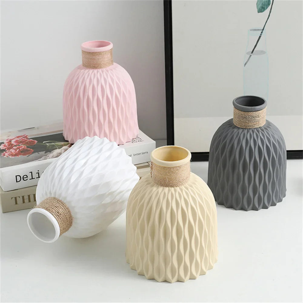 Royelux Vattenvåg Plastvase - Modern Nordisk Elegans | Veska