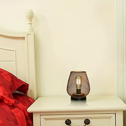 RusticMesh Bordslampa Set – Industriell Stil och Atmosfärisk Belysning | Veska