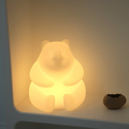 Samtida Kreativ Björn PE LED Bordslampa för Vardagsrummet | Veska