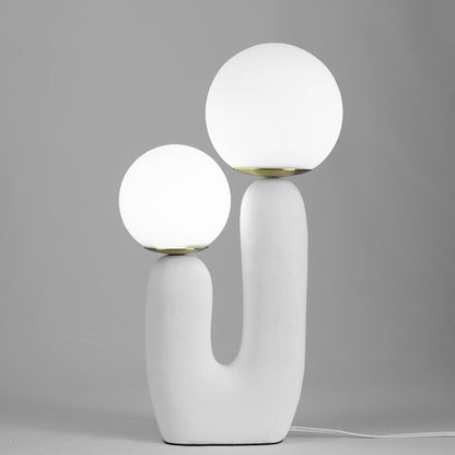 Samtida stil bordslampa med naturlig accent | Veska