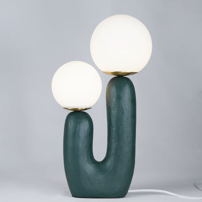Samtida stil bordslampa med naturlig accent | Veska