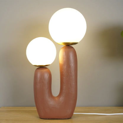 Samtida stil bordslampa med naturlig accent | Veska