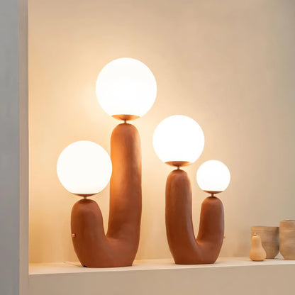 Samtida stil bordslampa med naturlig accent | Veska