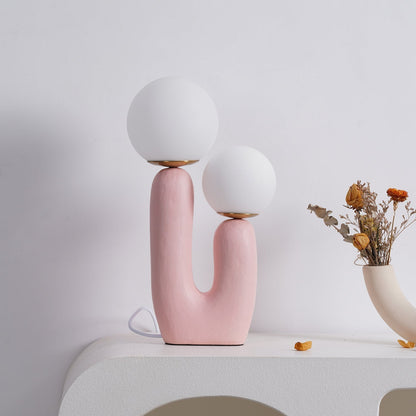 Samtida stil bordslampa med naturlig accent | Veska