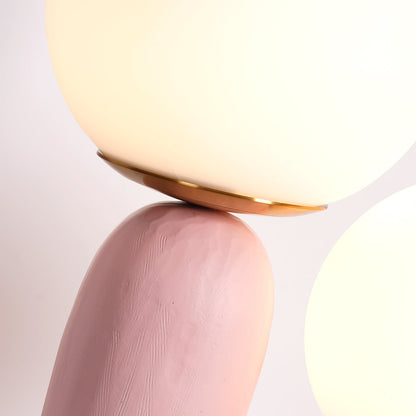 Samtida stil bordslampa med naturlig accent | Veska