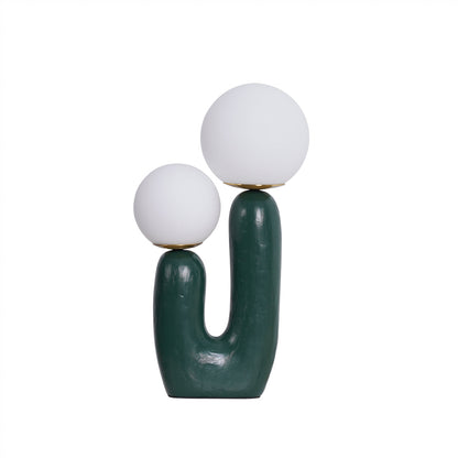 Samtida stil bordslampa med naturlig accent | Veska