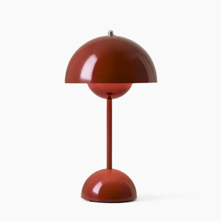 Samtida Touch Bordslampa | Veska Röd-brun