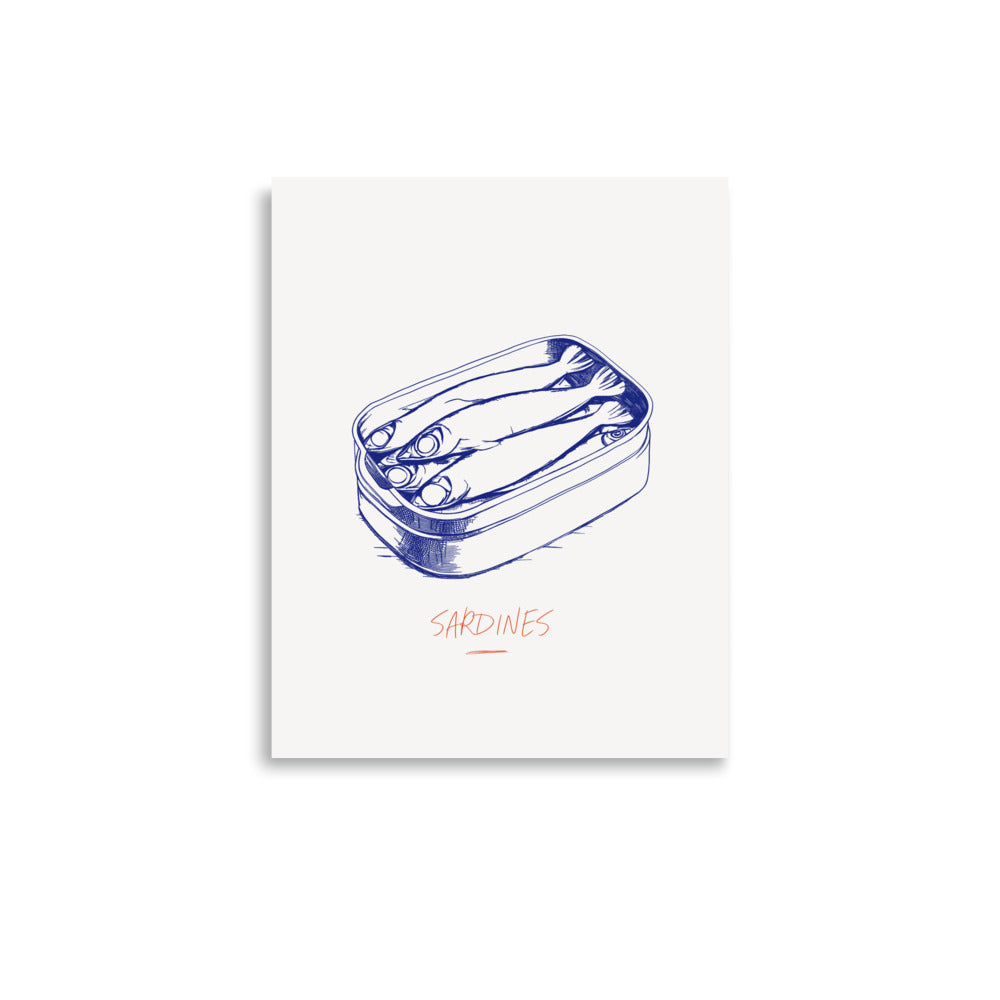 Sardiner Burk | Veska 11″×14″