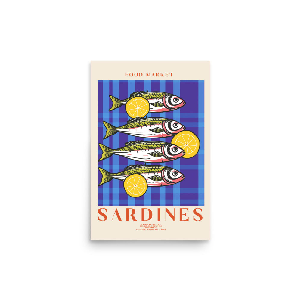 Sardiner | Veska 12″×18″