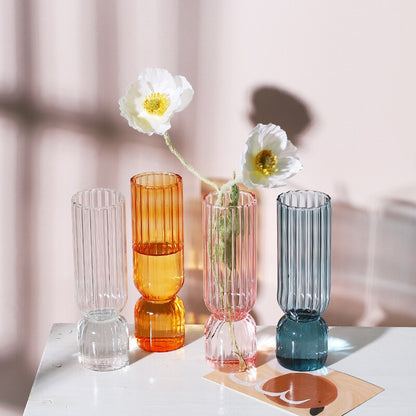 Scallop Cylinder Glass Vase | Veska