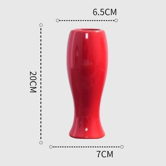 Scarlet Elegance Curve Vas | Veska Som visas