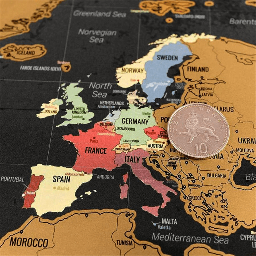 Scratch Map® Deluxe | Veska