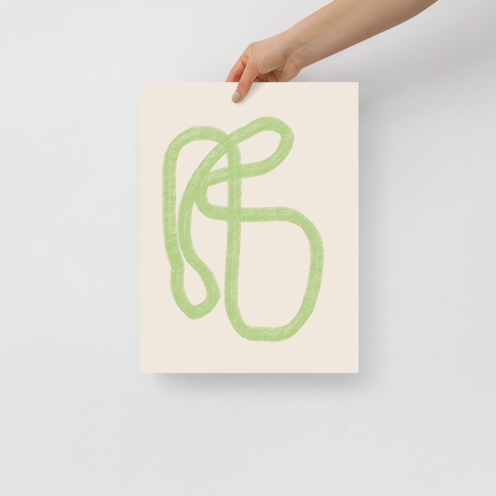 Scribble 3 Väggkonst | Veska 12×16