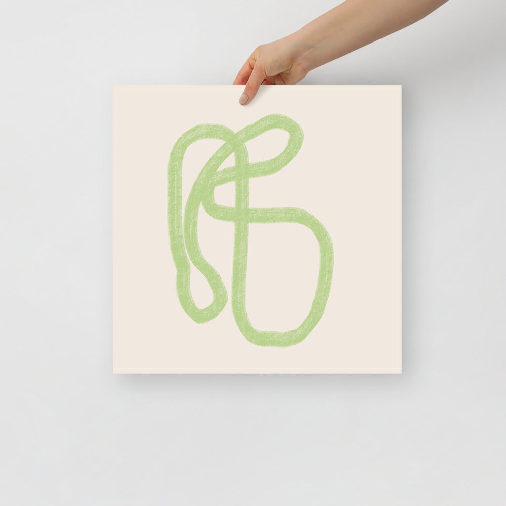 Scribble 3 Väggkonst | Veska 16×16