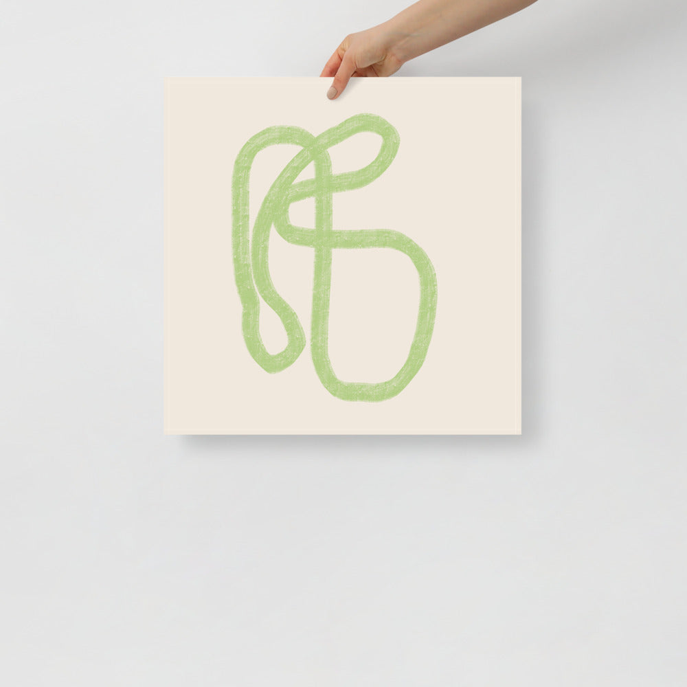 Scribble 3 Väggkonst | Veska 18×18