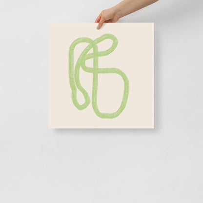 Scribble 3 Väggkonst | Veska 18×18