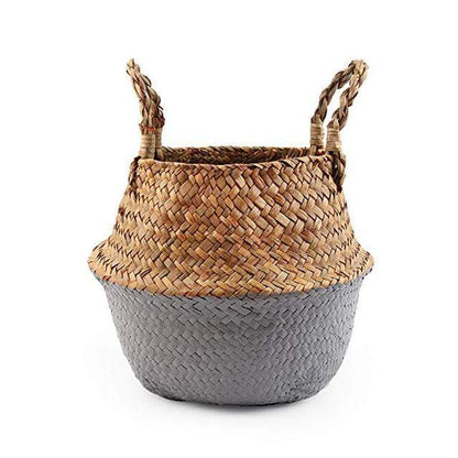 Seagrass Korgar | Veska Grå 22x20cm 8.66''x 7.87''