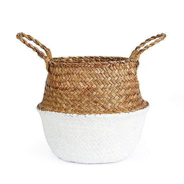 Seagrass Korgar | Veska Vit 22x20cm 8.66''x 7.87''